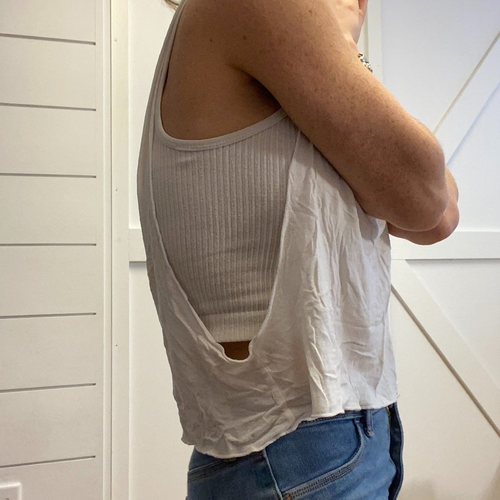 Summer White Tank - John Galt Brand xs